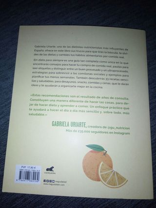 Libro para hacer dieta